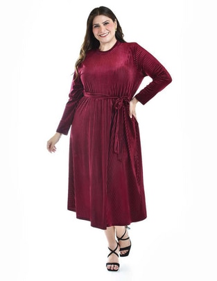 Vestido midi casual para mujer Vestido midi casual para mujer