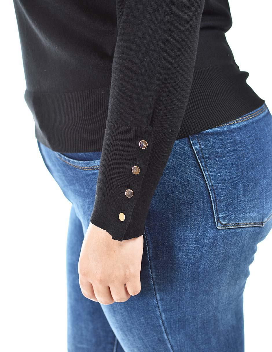 Suéter cuello redondo para mujer 5