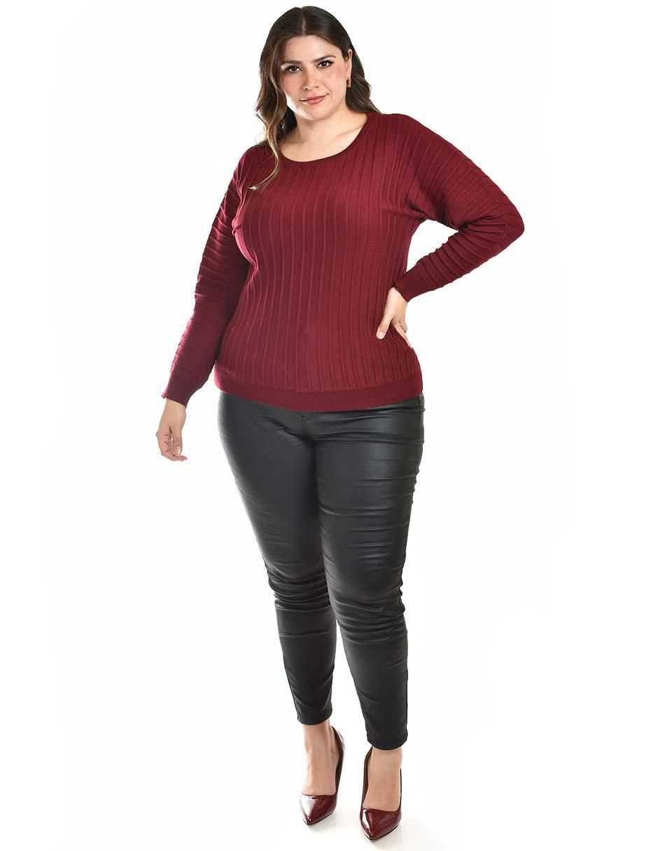 Suéter Roman Fashion cuello redondo para mujer