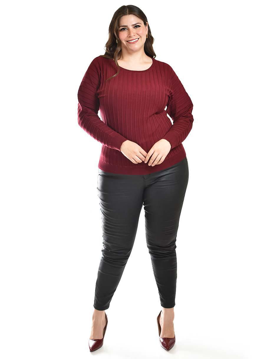 Suéter Roman Fashion cuello redondo para mujer