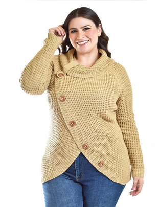 Suéter cuello redondo para mujer Suéter cuello redondo para mujer