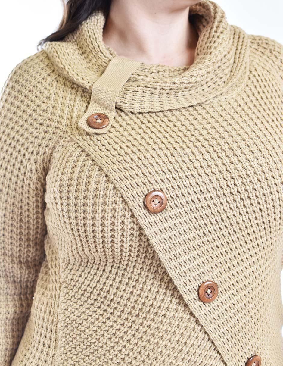 Suéter cuello redondo para mujer 4