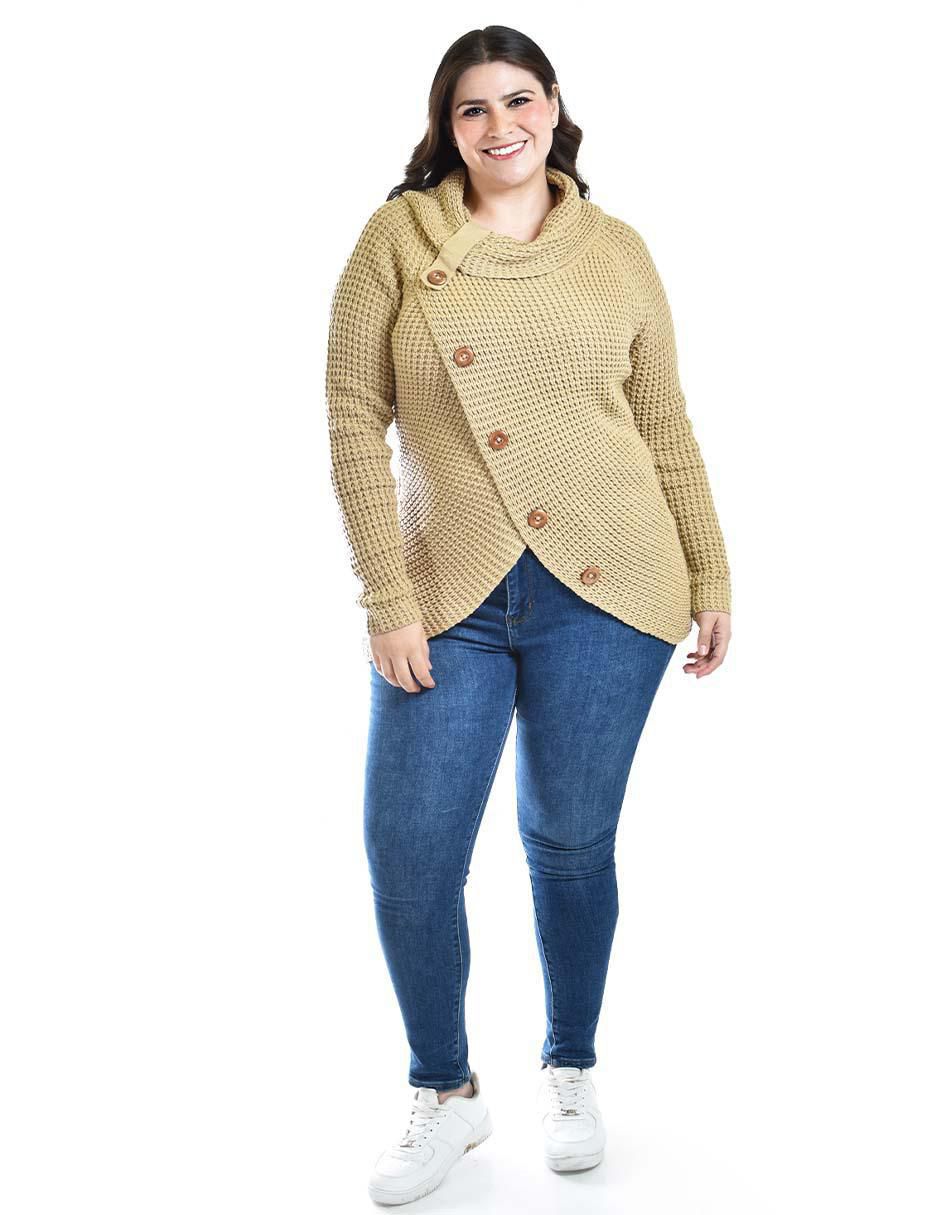 Suéter cuello redondo para mujer 3