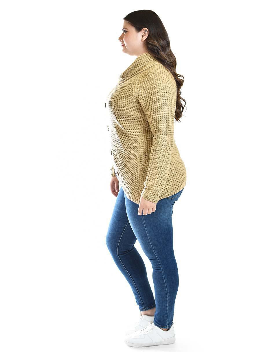 Suéter cuello redondo para mujer 2