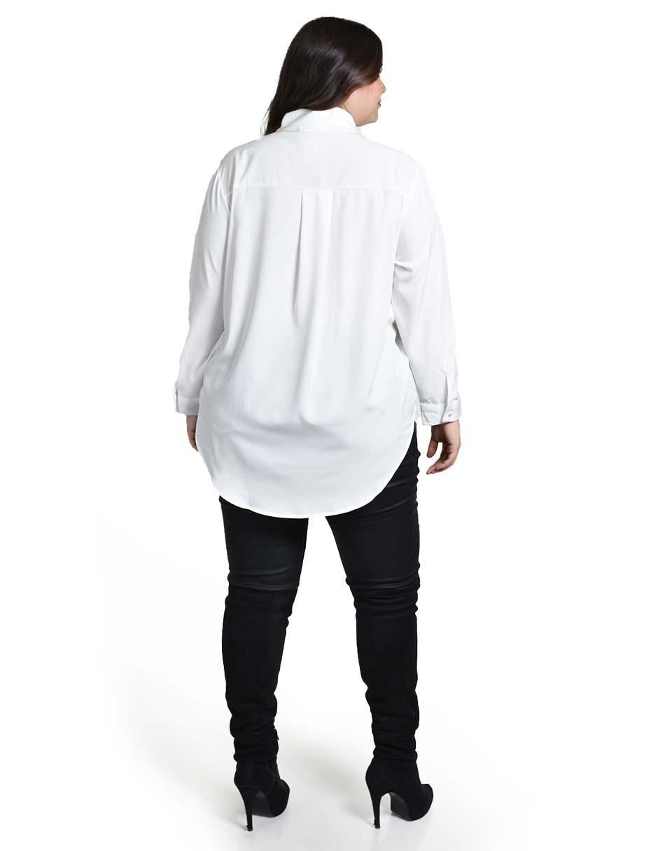 Blusa camisera manga larga para mujer 9