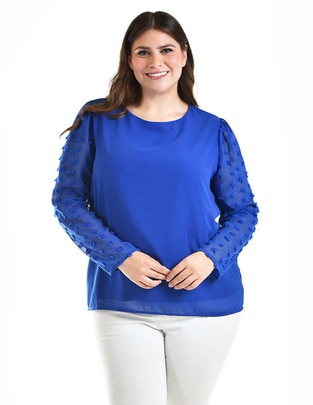 Blusa manga larga para mujer 1