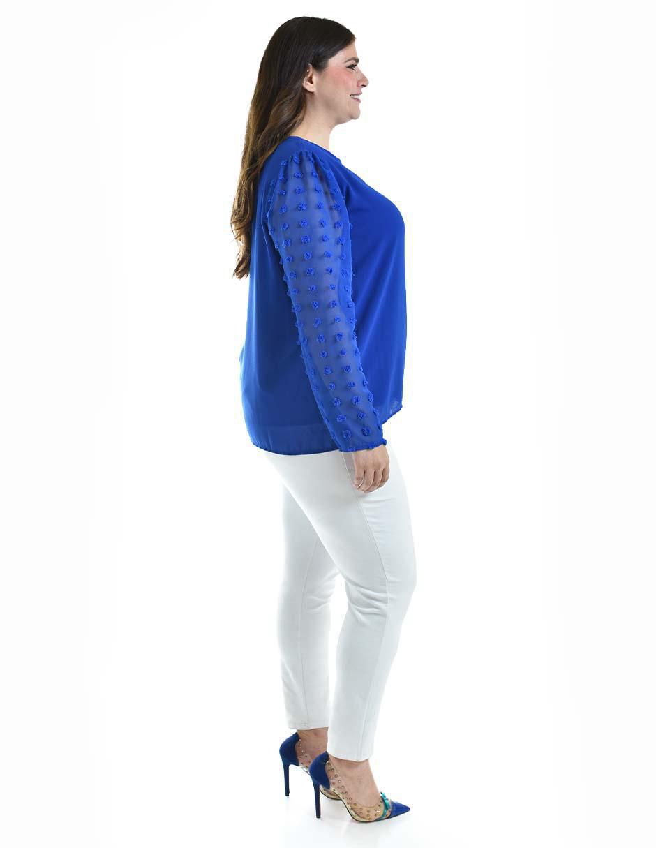 Blusa manga larga para mujer 8