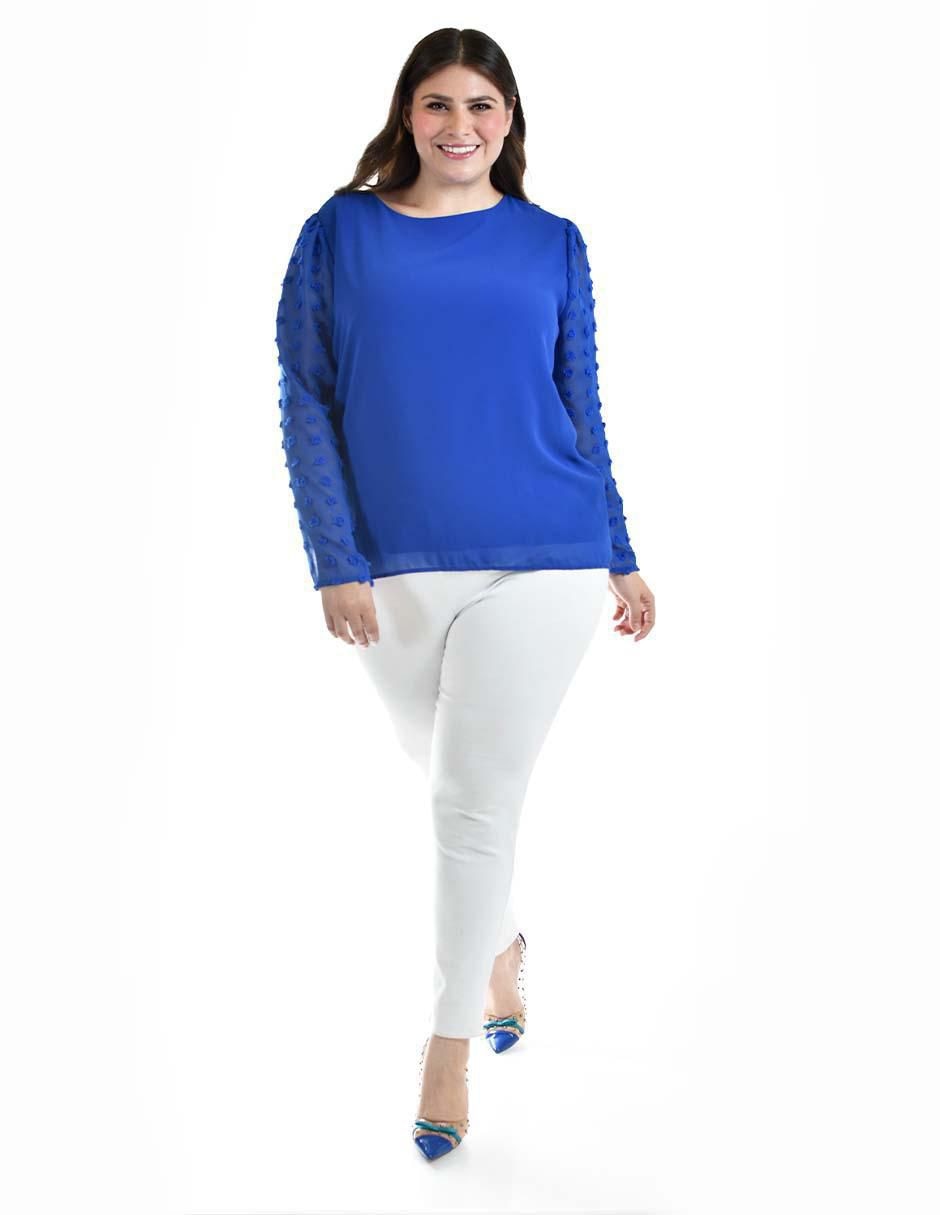Blusa manga larga para mujer 11