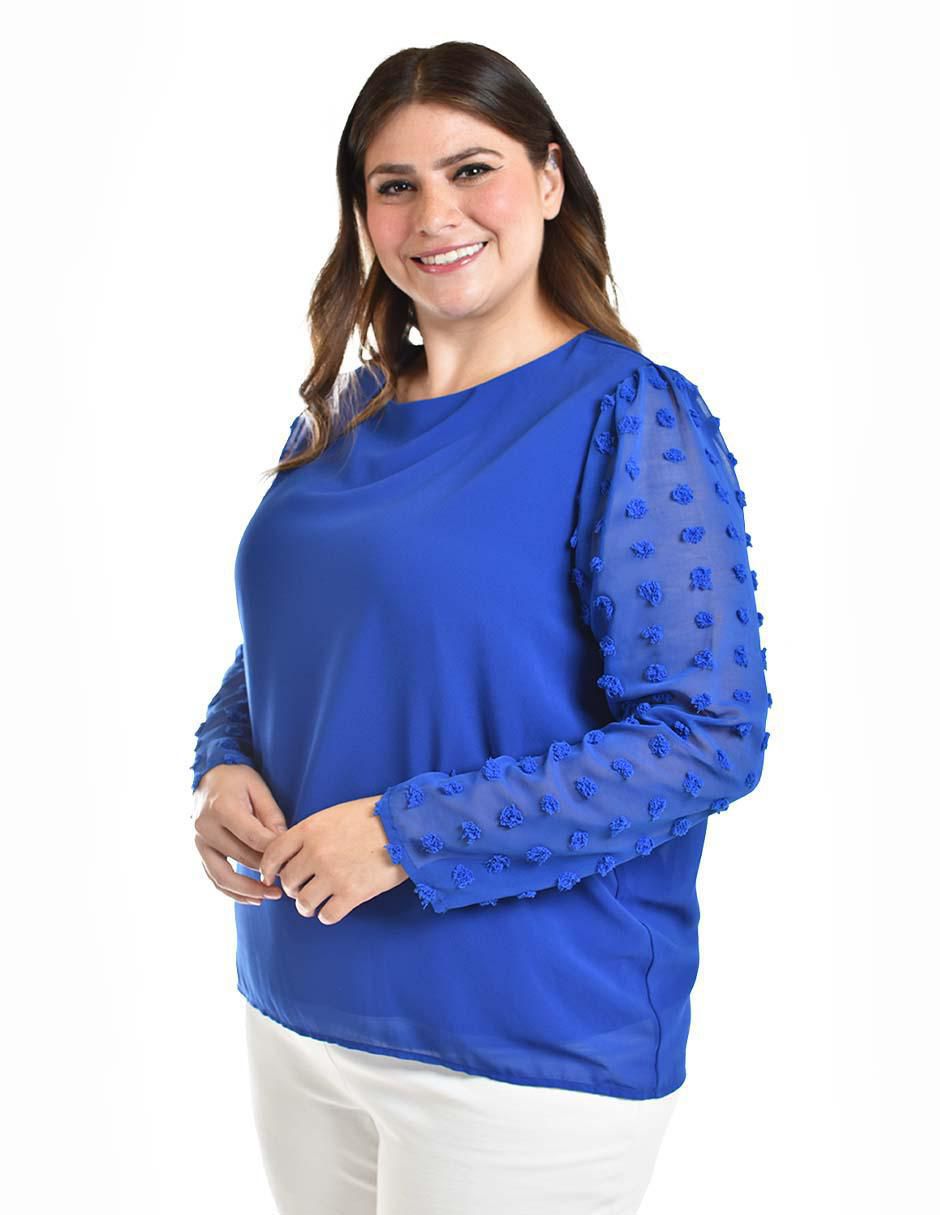 Blusa manga larga para mujer 12