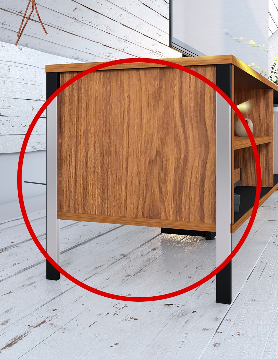 Mueble de TV armable de aglomerado 6