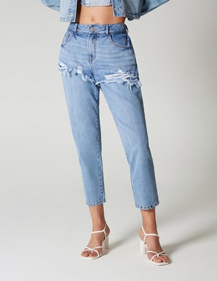 Jeans slim para mujer