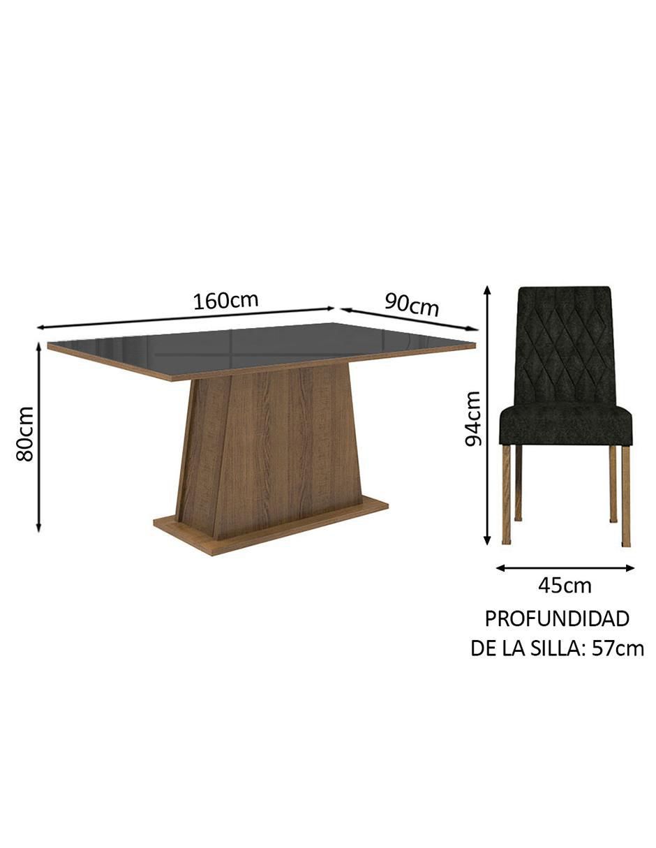 Comedor Stéfani para 6 personas 17