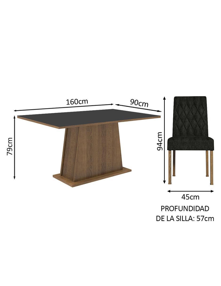 Comedor Britney Madesa para 6 personas