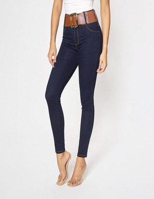 Jeans slim para mujer