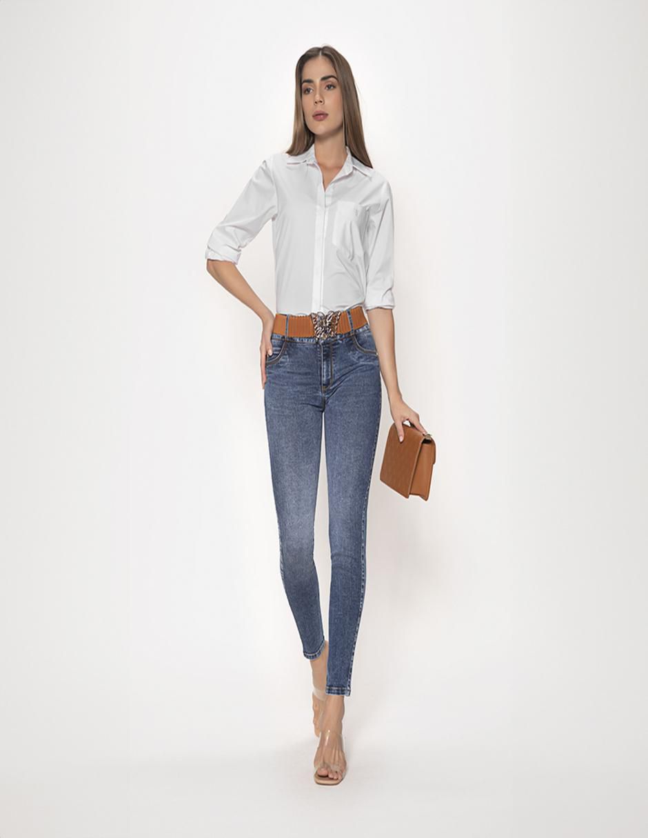 Jeans slim para mujer