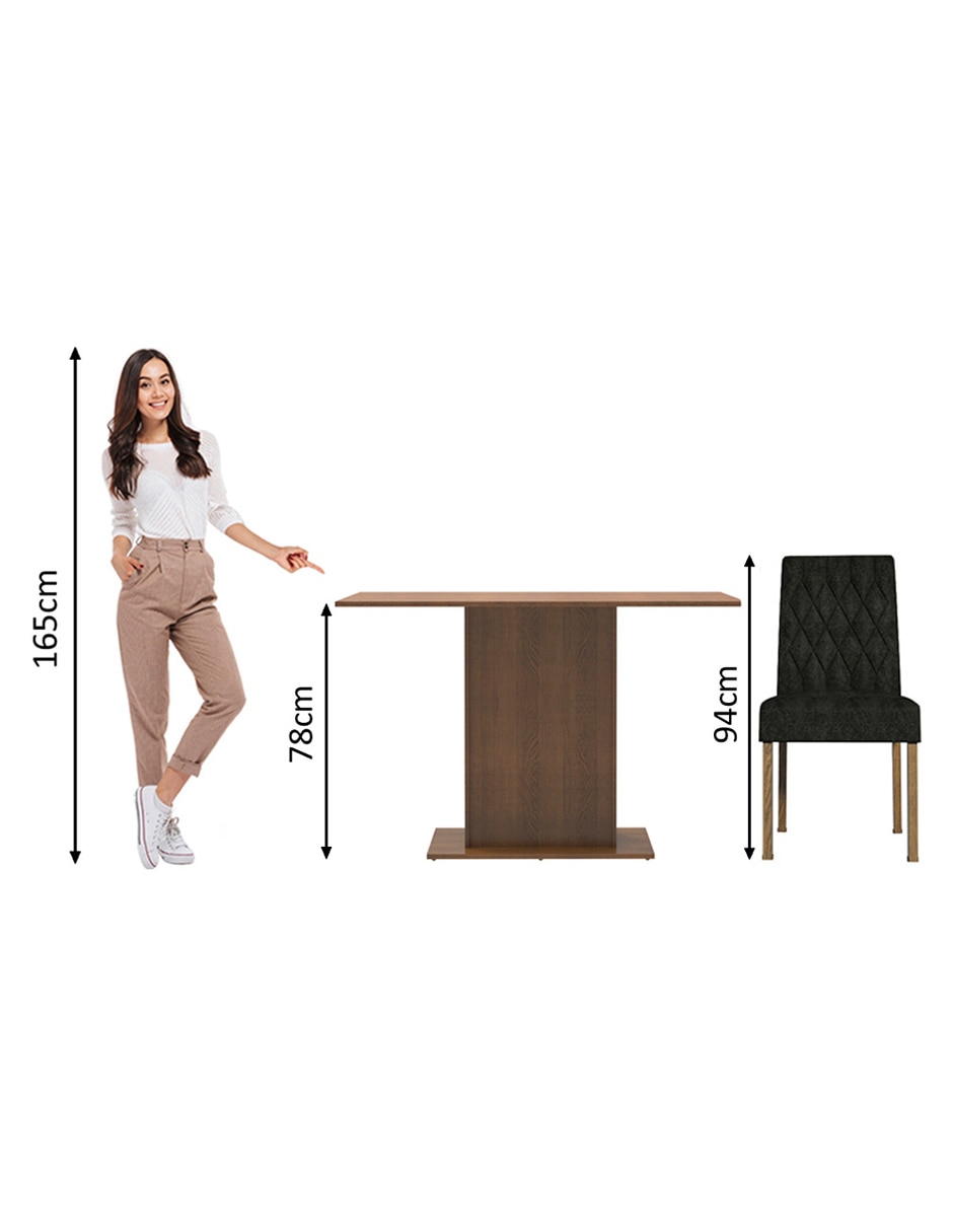 Comedor Tainá Madesa para 2 personas
