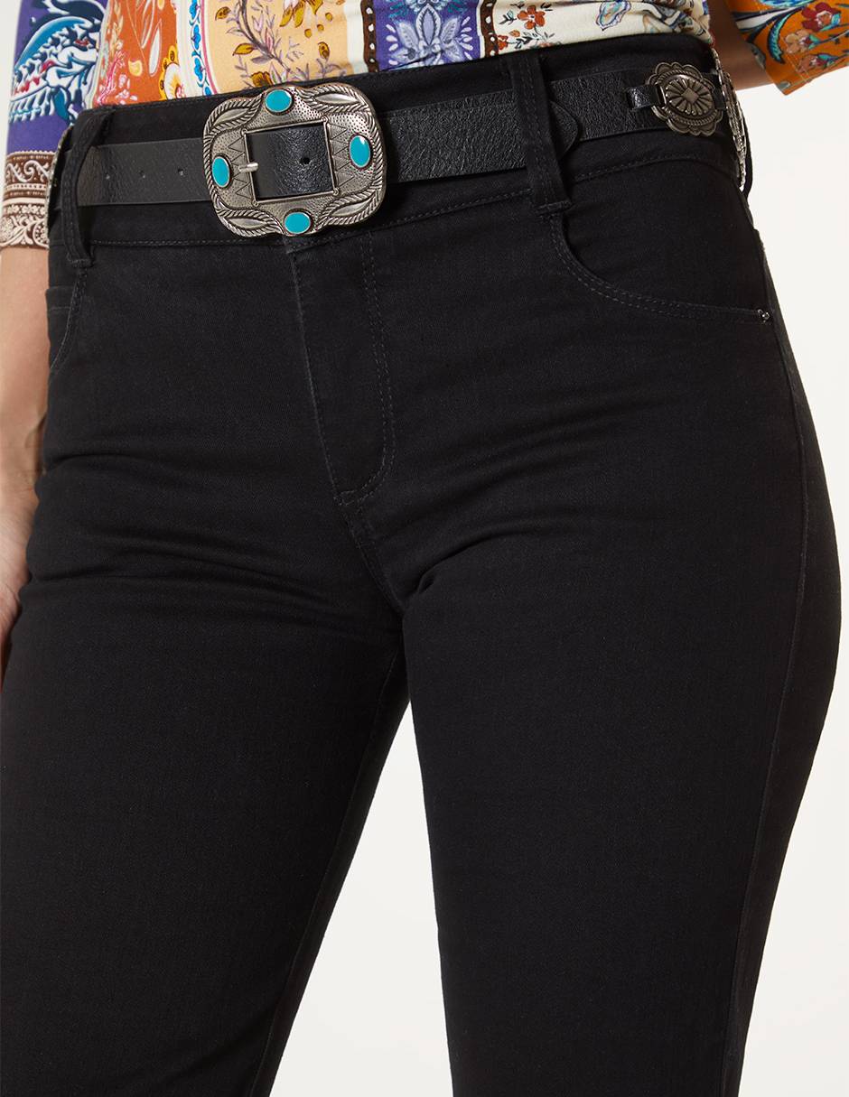 Jeans slim Studio F corte cintura para mujer