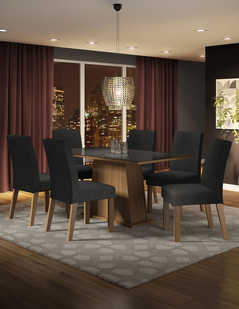 Comedor para 4 personas de polipropileno