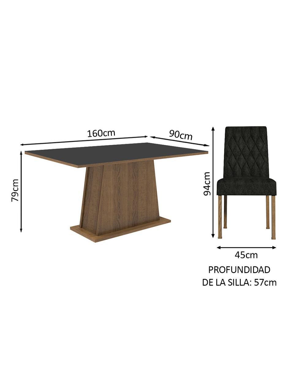 Comedor Cindy Madesa para 4 personas