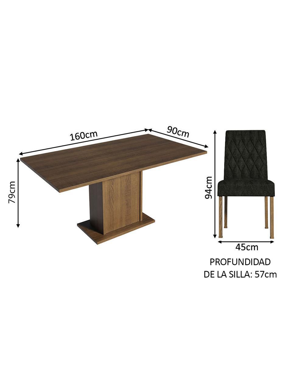 Comedor Cindy Madesa para 4 personas