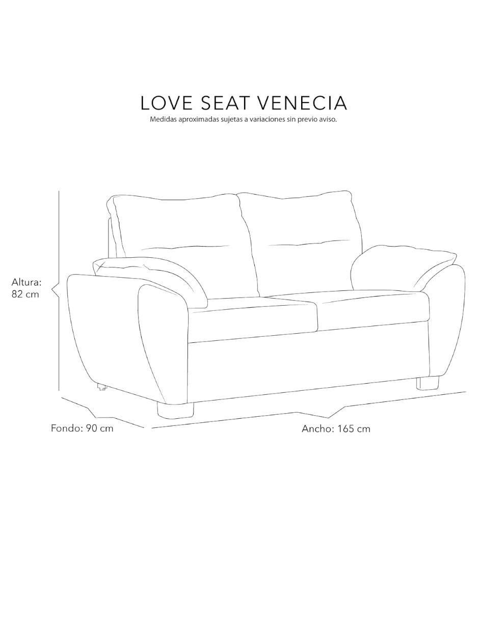 Love seat Venecia 5