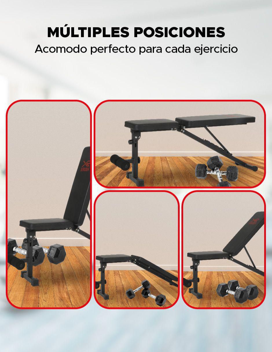 Banca para entrenamiento x-rush