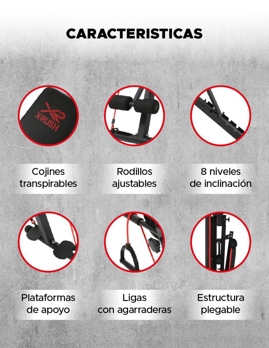 Banca para entrenamiento x-rush