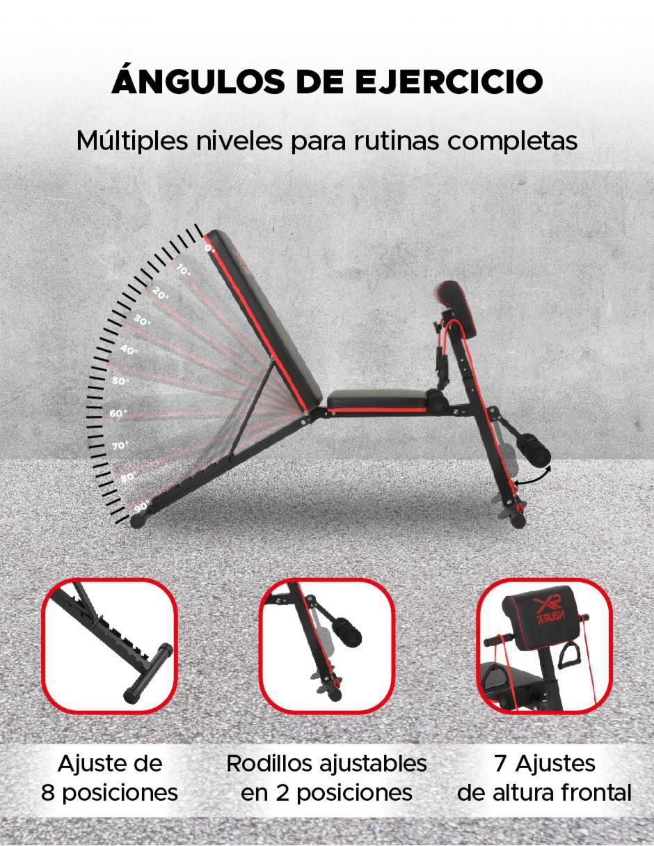 Banca para entrenamiento x-rush
