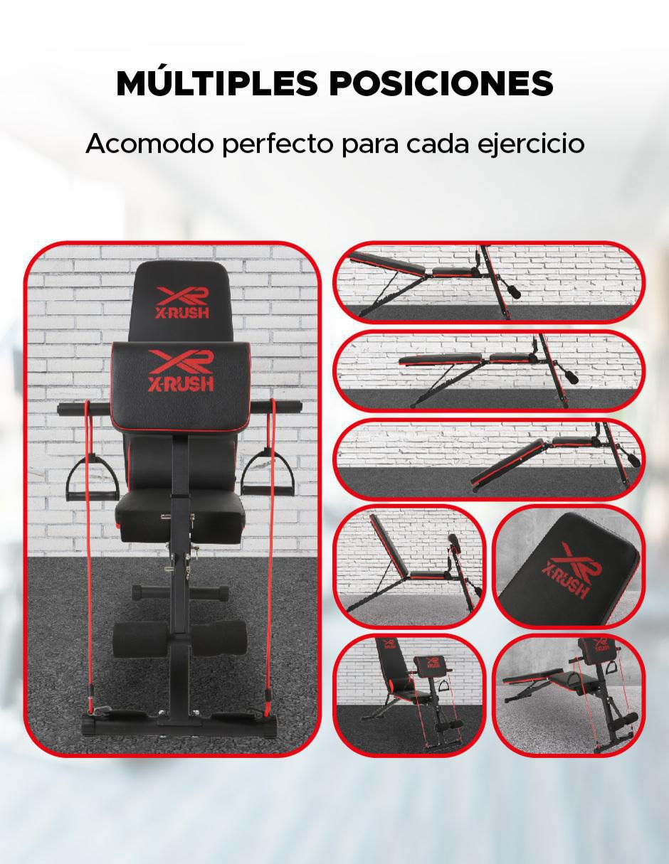 Banca para entrenamiento x-rush