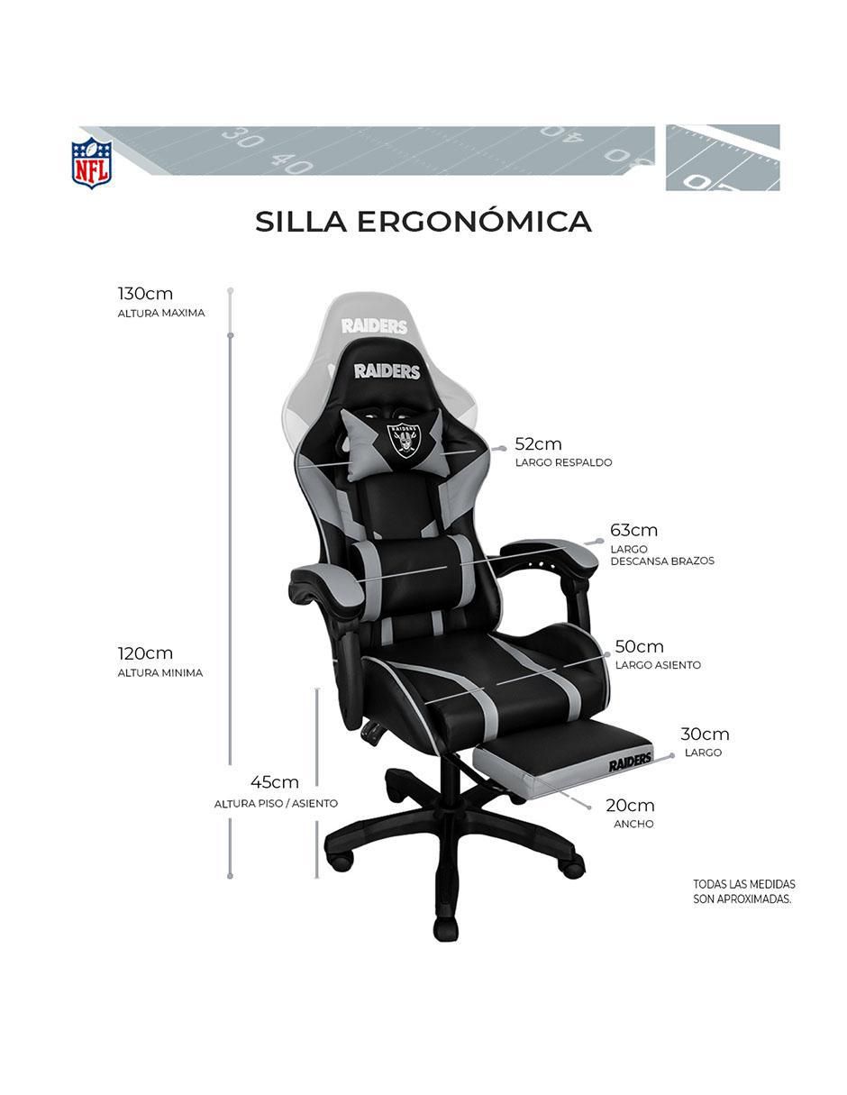 Silla gamer Las Vegas Raiders 8
