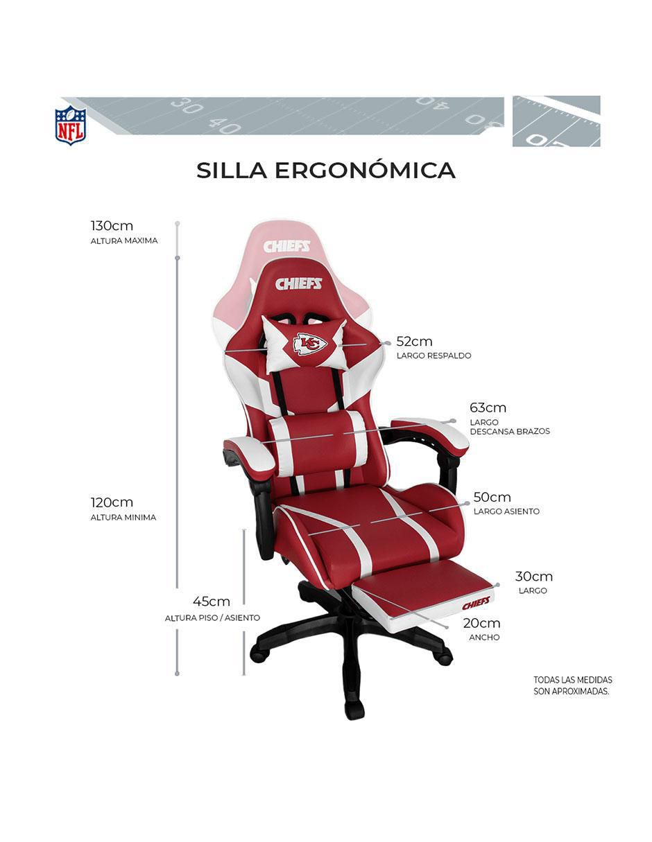 Silla gamer Kansas City Chiefs 8