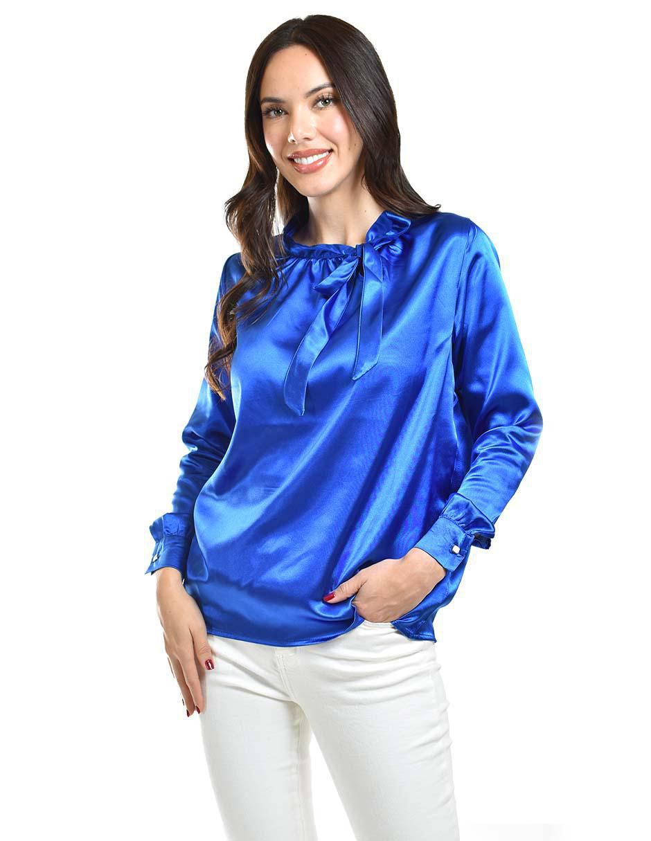 Blusa manga larga para mujer 7
