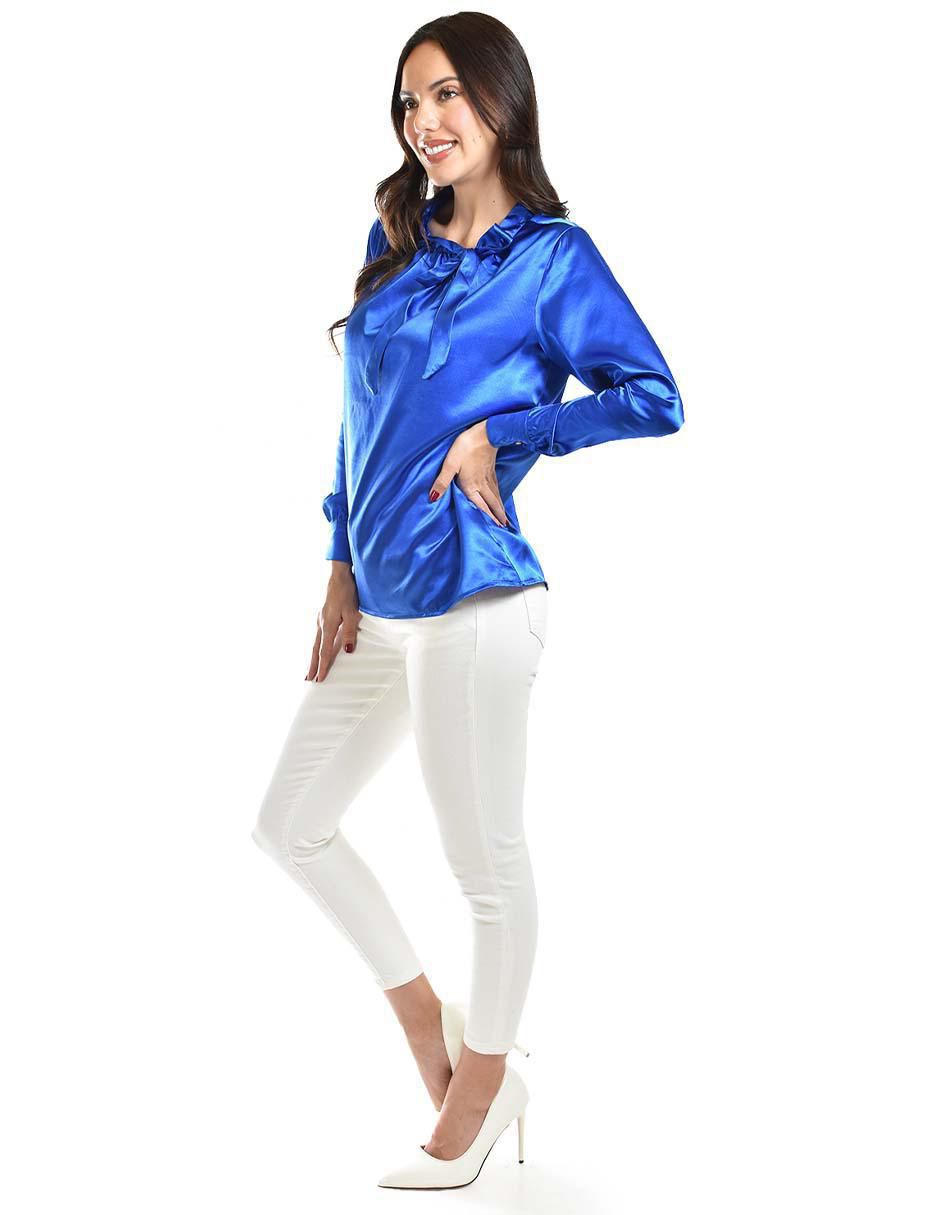 Blusa manga larga para mujer 8