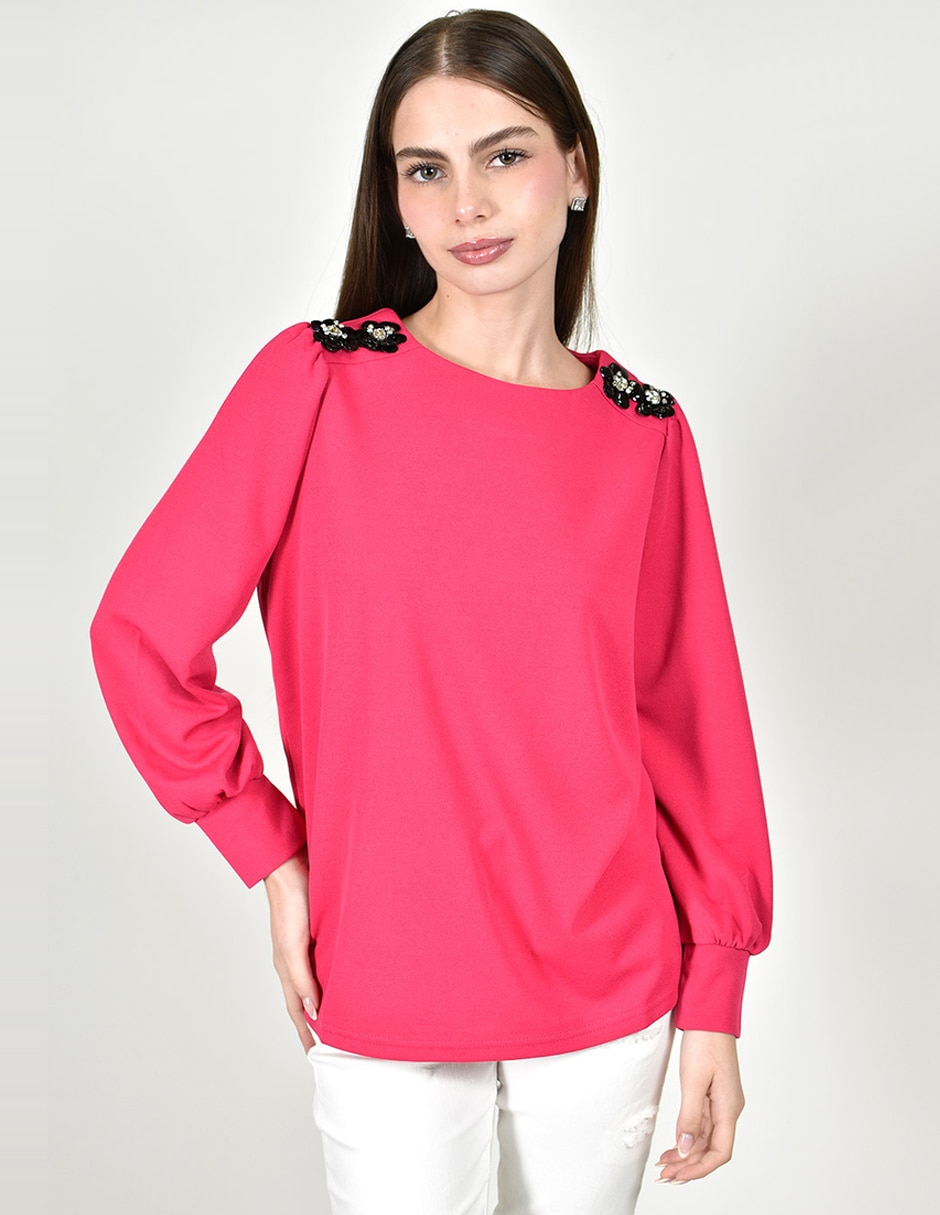 Blusa manga larga para mujer 1