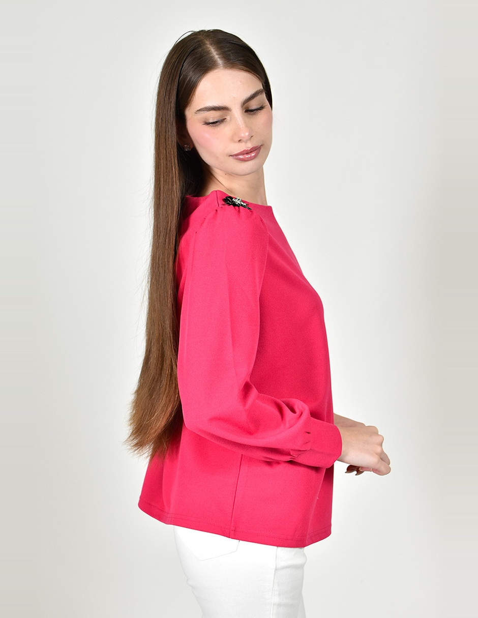 Blusa manga larga para mujer 9