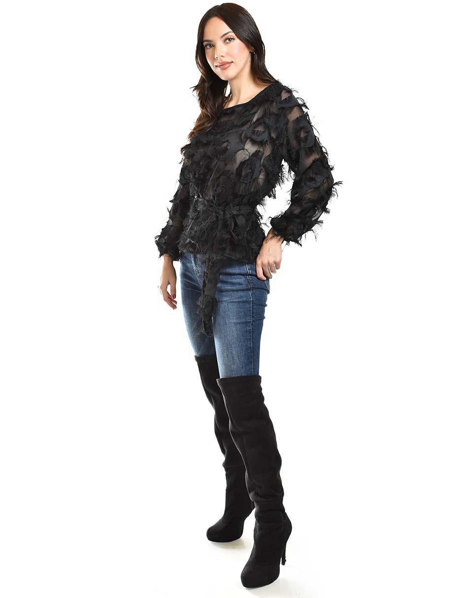 Blusa manga larga para mujer 5