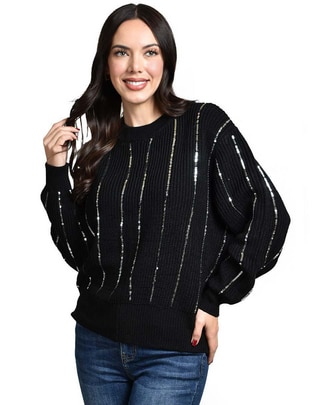 Suéter cuello redondo para mujer Suéter cuello redondo para mujer