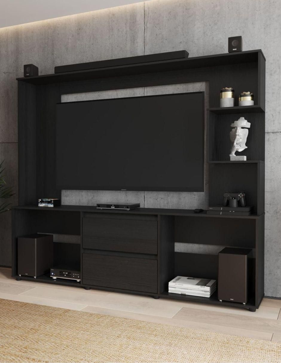 Mueble de TV armable de madera 2