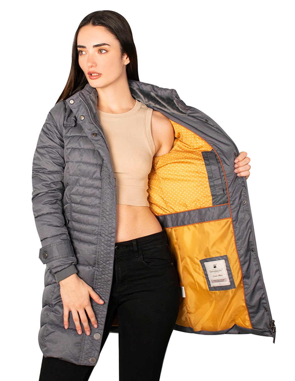 Chamarra acolchada impermeable para mujer 2