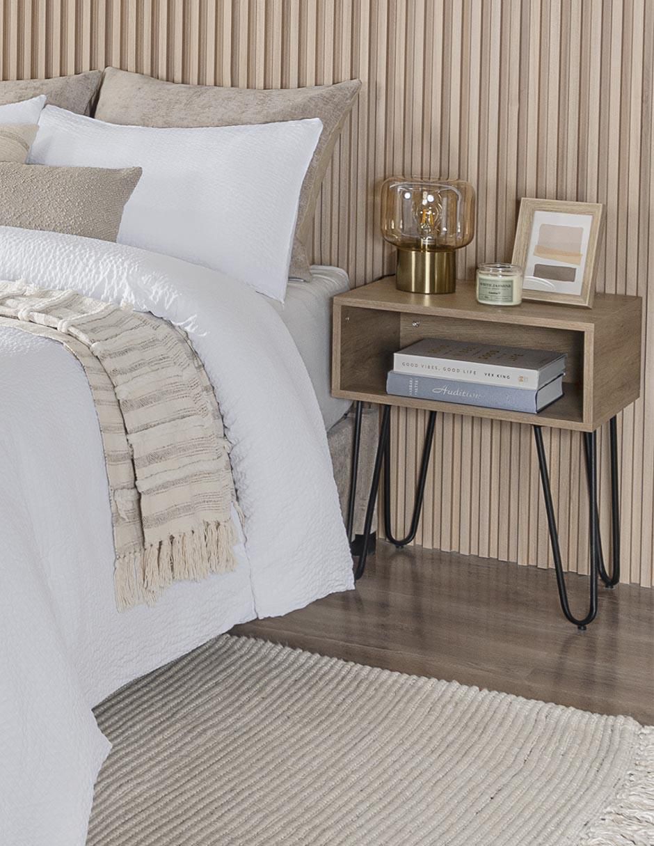 Buró armable Burnie de MDF y madera 5