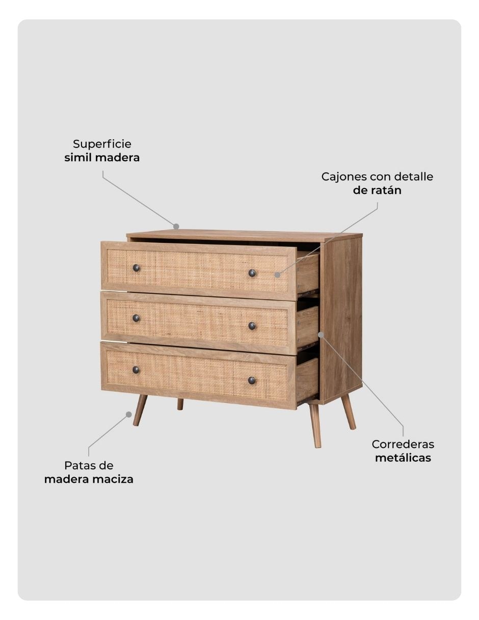 Cómoda de mdf 8