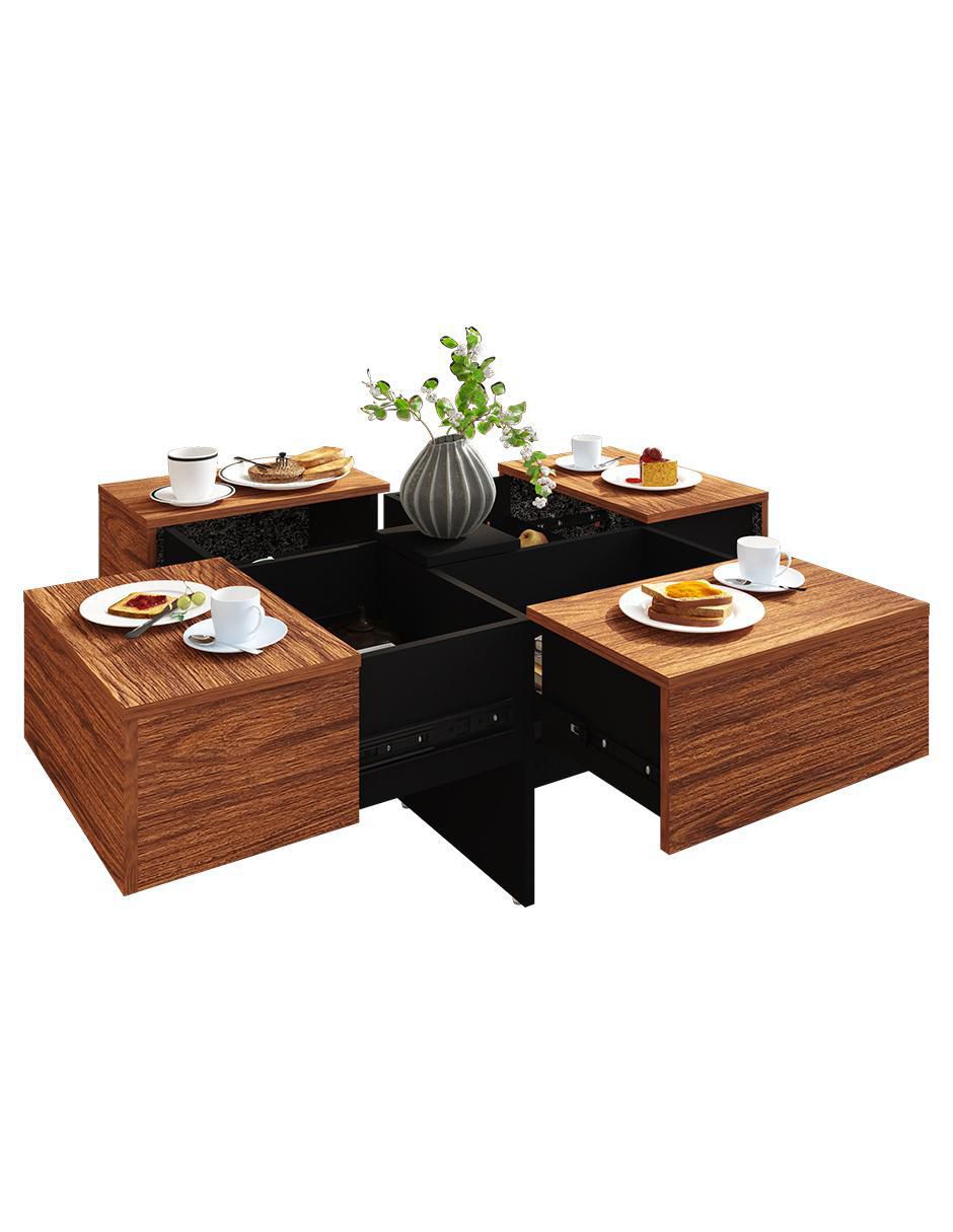 Mesa de centro extensible armable 6