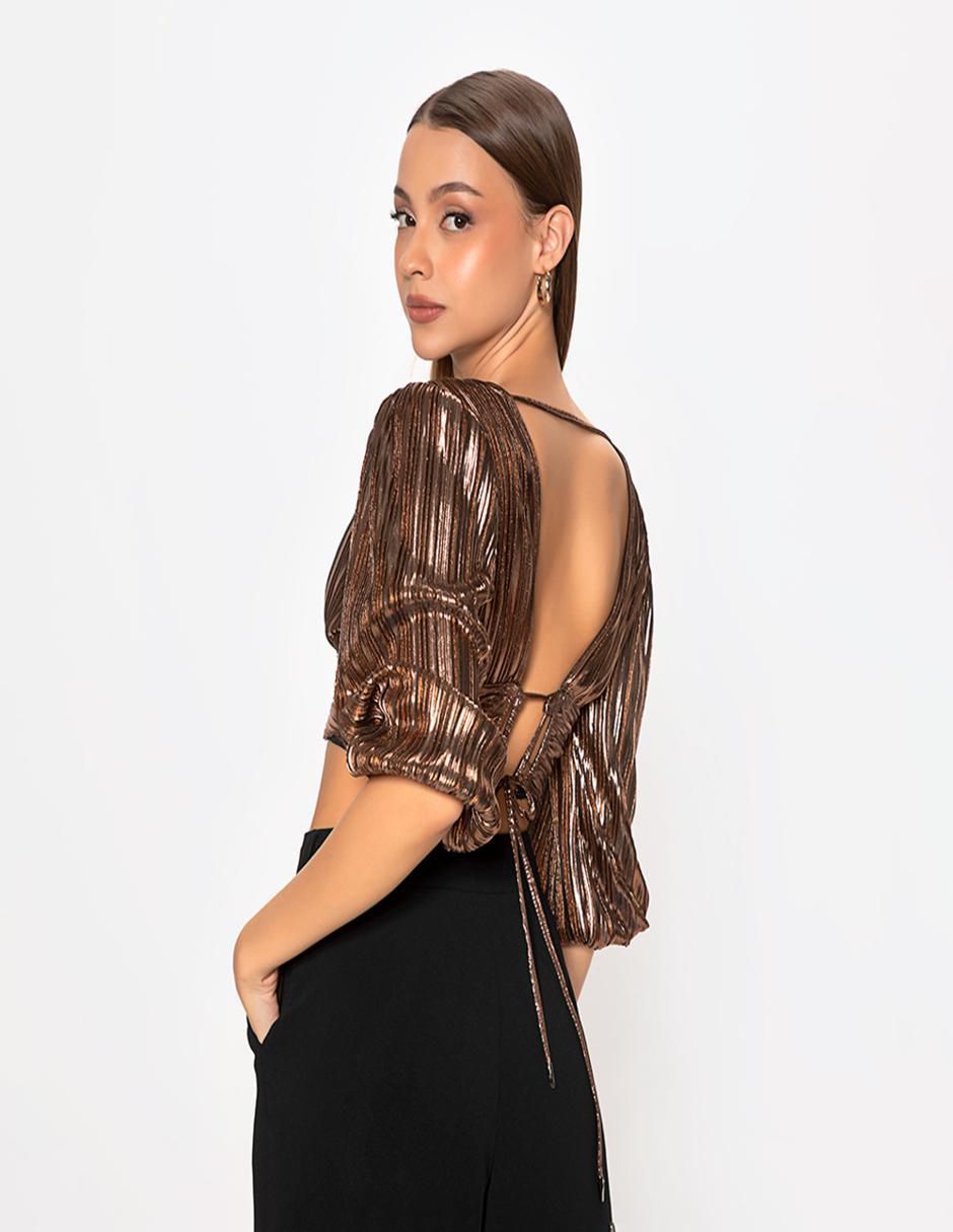 Blusa Studio F manga 3/4 para mujer