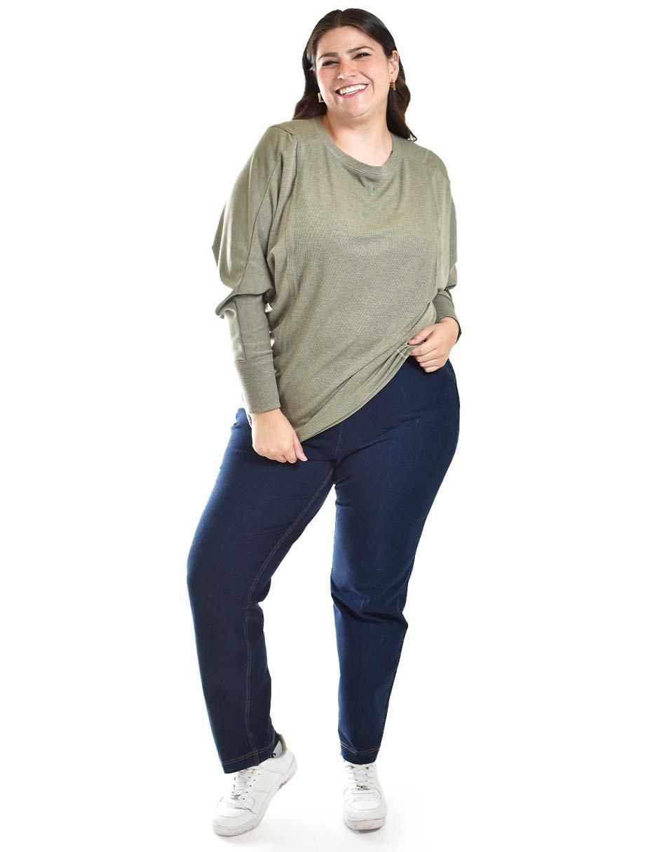 Blusa manga larga para mujer