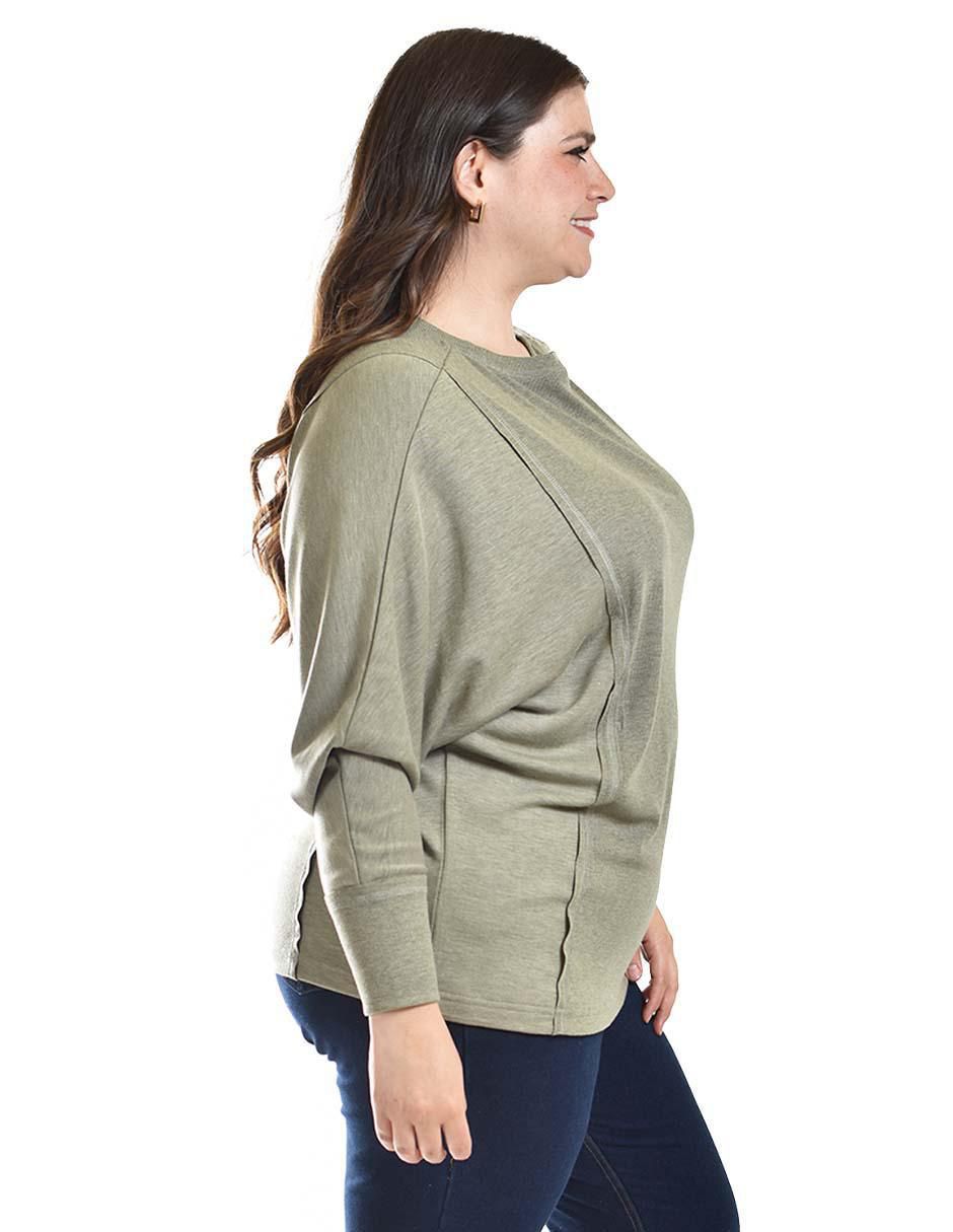 Blusa manga larga para mujer