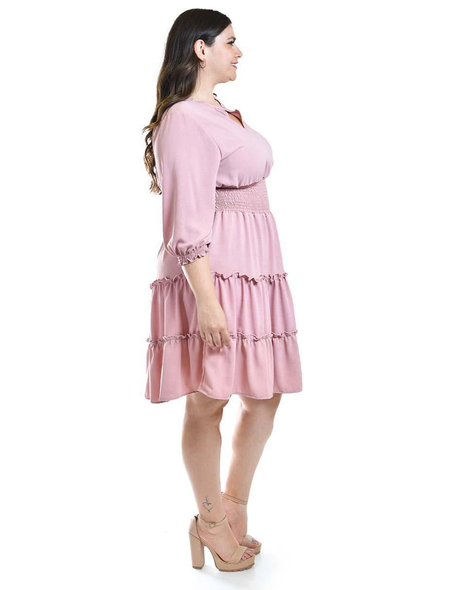 Vestido a la rodilla casual para mujer