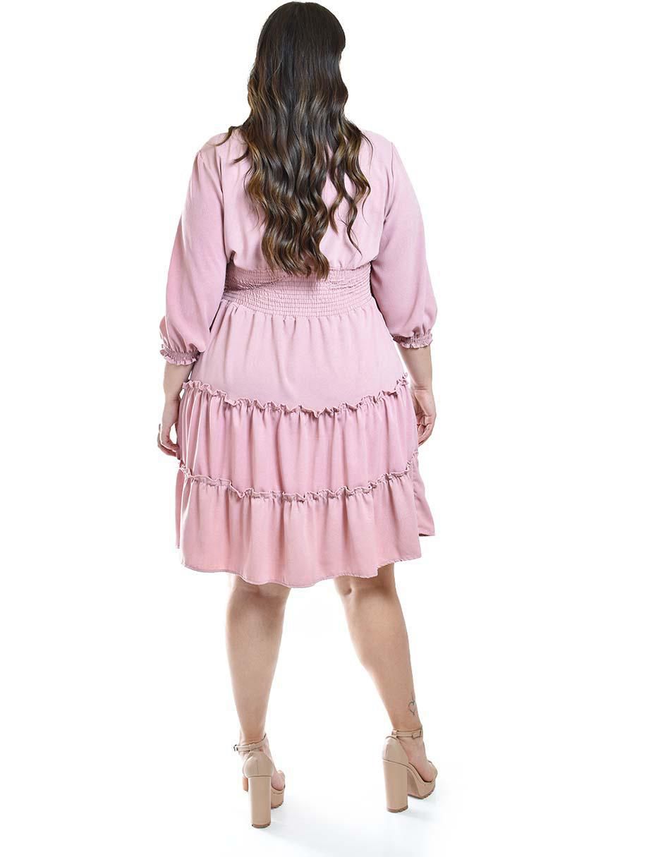 Vestido a la rodilla casual para mujer