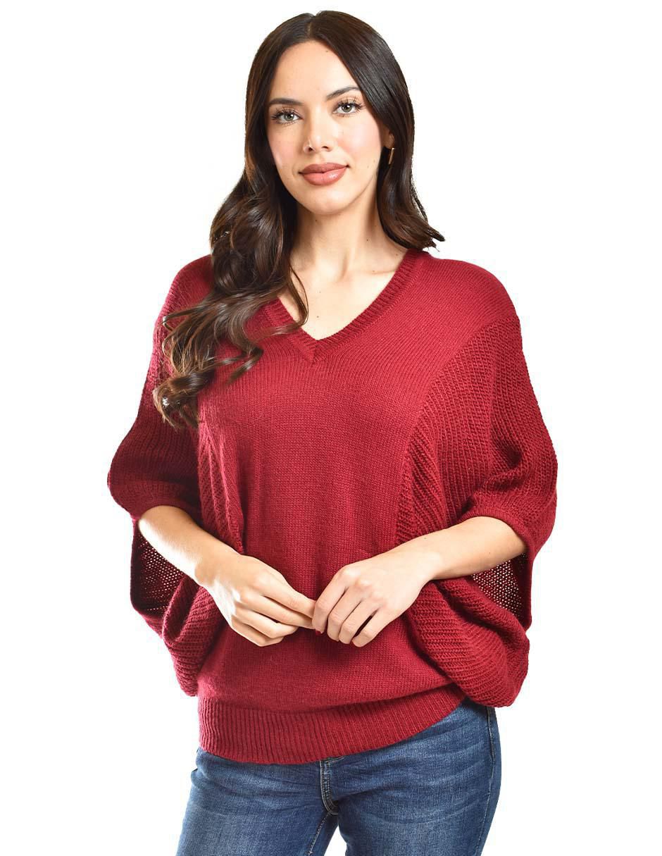 Suéter cuello V para mujer 5