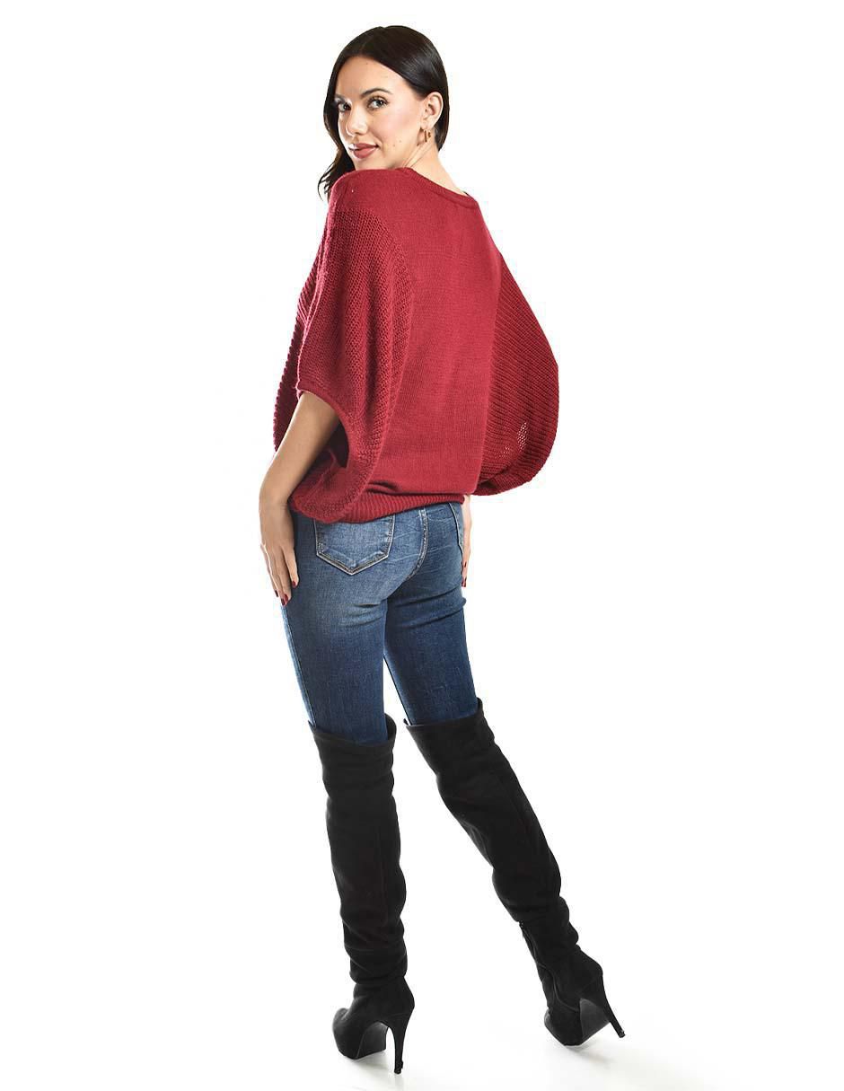 Suéter cuello V para mujer 3
