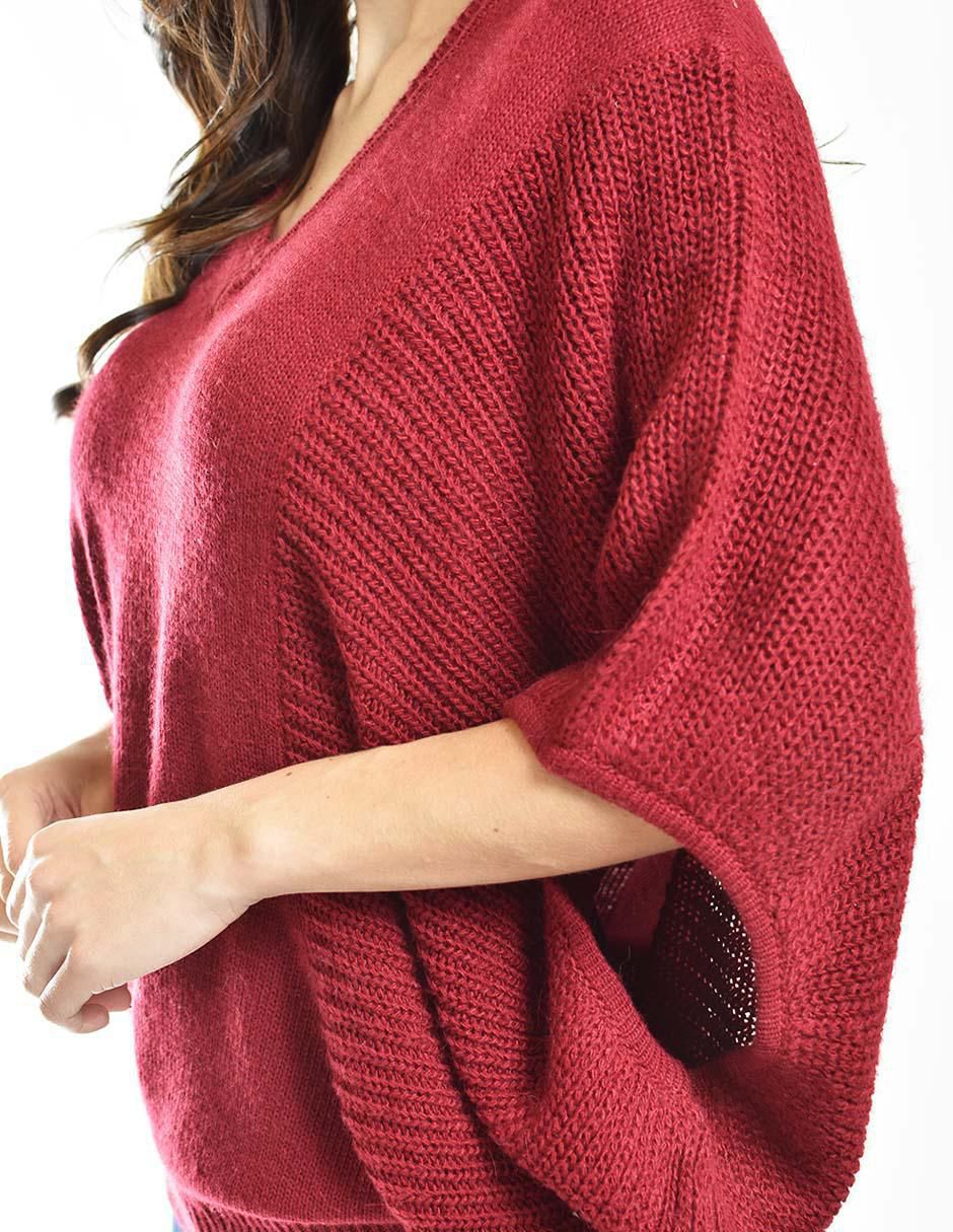 Suéter cuello V para mujer 2